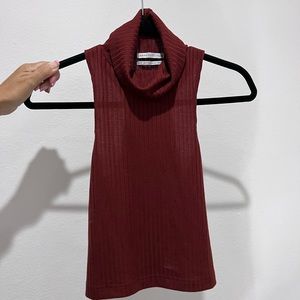Urban Outfitters sleeveless turtleneck.